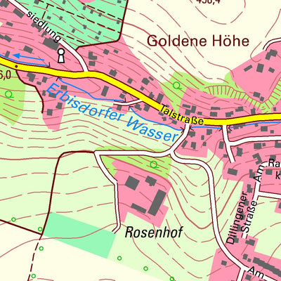 Staatsbetrieb Geobasisinformation und Vermessung Sachsen Brand-Erbisdorf, Brand-Erbisdorf, Stadt (1:10,000 scale) digital map