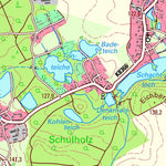Staatsbetrieb Geobasisinformation und Vermessung Sachsen Brandis, Brandis, Stadt (1:25,000 scale) digital map