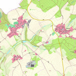 Staatsbetrieb Geobasisinformation und Vermessung Sachsen Brockau, Netzschkau, Stadt (1:10,000 scale) digital map