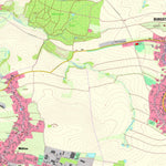 Staatsbetrieb Geobasisinformation und Vermessung Sachsen Burgstädt, Burgstädt, Stadt (1:10,000 scale) digital map