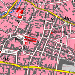 Staatsbetrieb Geobasisinformation und Vermessung Sachsen Burgstädt, Burgstädt, Stadt (1:10,000 scale) digital map