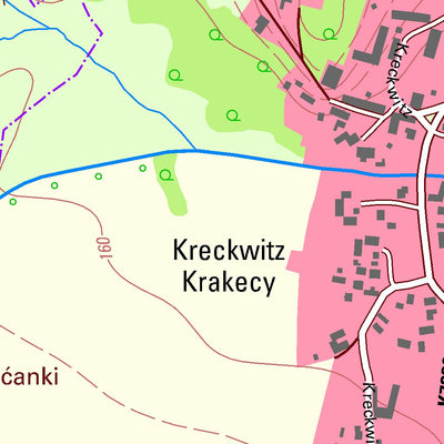 Staatsbetrieb Geobasisinformation und Vermessung Sachsen Burk, Bautzen, Stadt (1:10,000 scale) digital map