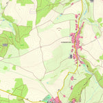 Staatsbetrieb Geobasisinformation und Vermessung Sachsen Burkersdorf, Frauenstein, Stadt (1:10,000 scale) digital map