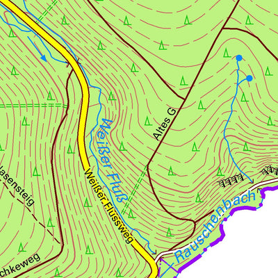 Staatsbetrieb Geobasisinformation und Vermessung Sachsen Cämmerswalde, Neuhausen/Erzgeb. (1:10,000 scale) digital map