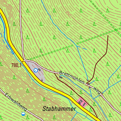 Staatsbetrieb Geobasisinformation und Vermessung Sachsen Carlsfeld, Eibenstock, Stadt (1:10,000 scale) digital map
