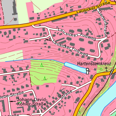Staatsbetrieb Geobasisinformation und Vermessung Sachsen Colditz, Colditz, Stadt (1:10,000 scale) digital map