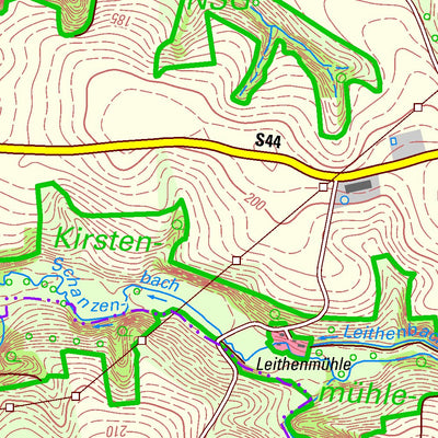 Staatsbetrieb Geobasisinformation und Vermessung Sachsen Colditz, Colditz, Stadt (1:25,000 scale) digital map