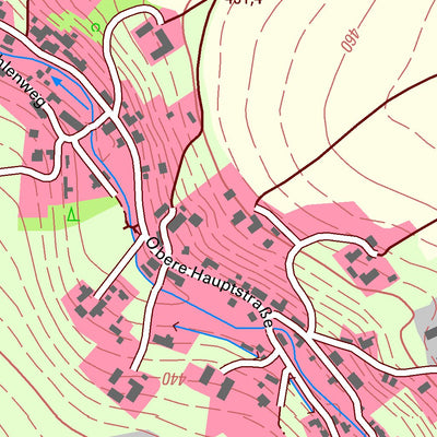 Staatsbetrieb Geobasisinformation und Vermessung Sachsen Colmnitz, Klingenberg (1:10,000 scale) digital map