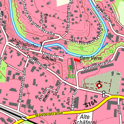 Staatsbetrieb Geobasisinformation und Vermessung Sachsen Copitz, Pirna, Stadt (1:10,000 scale) digital map