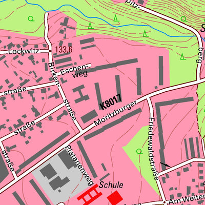 Staatsbetrieb Geobasisinformation und Vermessung Sachsen Coswig, Coswig, Stadt (1:10,000 scale) digital map