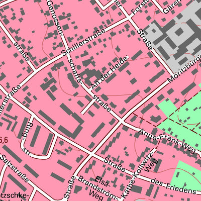 Staatsbetrieb Geobasisinformation und Vermessung Sachsen Coswig, Coswig, Stadt (1:10,000 scale) digital map