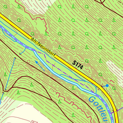 Staatsbetrieb Geobasisinformation und Vermessung Sachsen Cotta, Dohma (1:10,000 scale) digital map