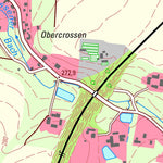 Staatsbetrieb Geobasisinformation und Vermessung Sachsen Crossen, Erlau (1:10,000 scale) digital map