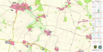 Staatsbetrieb Geobasisinformation und Vermessung Sachsen Crostwitz, Crostwitz (1:10,000 scale) digital map