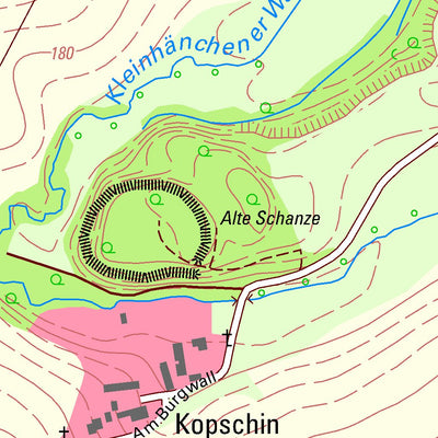 Staatsbetrieb Geobasisinformation und Vermessung Sachsen Crostwitz, Crostwitz (1:10,000 scale) digital map