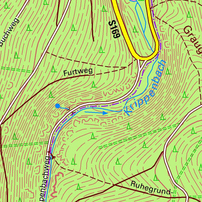 Staatsbetrieb Geobasisinformation und Vermessung Sachsen Cunnersdorf b. Königstein, Gohrisch 1 (1:10,000 scale) digital map