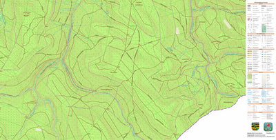 Staatsbetrieb Geobasisinformation und Vermessung Sachsen Cunnersdorf b. Königstein, Gohrisch 2 (1:10,000 scale) digital map