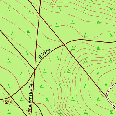 Staatsbetrieb Geobasisinformation und Vermessung Sachsen Cunnersdorf b. Königstein, Gohrisch 2 (1:10,000 scale) digital map
