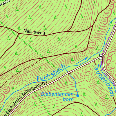 Staatsbetrieb Geobasisinformation und Vermessung Sachsen Cunnersdorf b. Königstein, Gohrisch 2 (1:10,000 scale) digital map