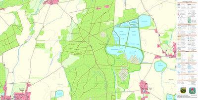 Staatsbetrieb Geobasisinformation und Vermessung Sachsen Cunnewitz, Ralbitz-Rosenthal (1:10,000 scale) digital map