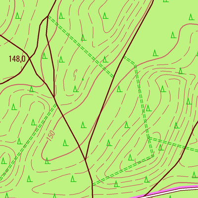 Staatsbetrieb Geobasisinformation und Vermessung Sachsen Daubitz, Rietschen (1:10,000 scale) digital map