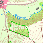 Staatsbetrieb Geobasisinformation und Vermessung Sachsen Daubnitz, Lommatzsch, Stadt (1:10,000 scale) digital map