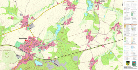 Staatsbetrieb Geobasisinformation und Vermessung Sachsen Demitz-Thumitz, Demitz-Thumitz (1:10,000 scale) digital map