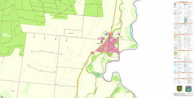 Staatsbetrieb Geobasisinformation und Vermessung Sachsen Deschka, Neißeaue (1:10,000 scale) digital map