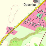 Staatsbetrieb Geobasisinformation und Vermessung Sachsen Deschka, Neißeaue (1:10,000 scale) digital map