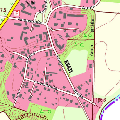 Staatsbetrieb Geobasisinformation und Vermessung Sachsen Deschka, Neißeaue (1:10,000 scale) digital map