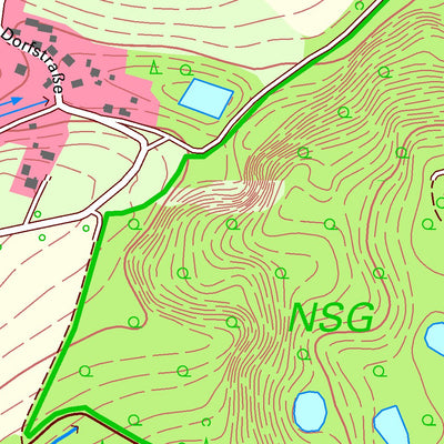 Staatsbetrieb Geobasisinformation und Vermessung Sachsen Deutsch Ossig, Görlitz, Stadt (1:10,000 scale) digital map