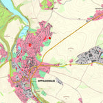 Staatsbetrieb Geobasisinformation und Vermessung Sachsen Dippoldiswalde, Dippoldiswalde, Stadt (1:10,000 scale) digital map