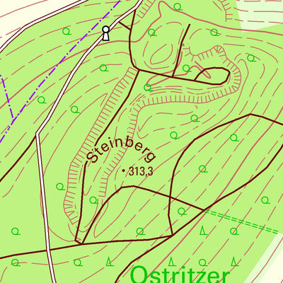 Staatsbetrieb Geobasisinformation und Vermessung Sachsen Dittersbach a. d. Eigen, Bernstadt a. d. Eigen, Stadt (1:10,000 scale) digital map