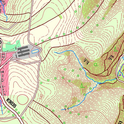 Staatsbetrieb Geobasisinformation und Vermessung Sachsen Dittersdorf, Glashütte, Stadt (1:25,000 scale) digital map