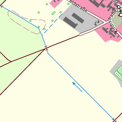 Staatsbetrieb Geobasisinformation und Vermessung Sachsen Döbrichau, Beilrode 1 (1:10,000 scale) digital map