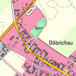 Staatsbetrieb Geobasisinformation und Vermessung Sachsen Döbrichau, Beilrode 1 (1:10,000 scale) digital map