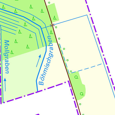 Staatsbetrieb Geobasisinformation und Vermessung Sachsen Döbrichau, Beilrode 2 (1:10,000 scale) digital map