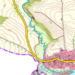 Staatsbetrieb Geobasisinformation und Vermessung Sachsen Dolsenhain, Frohburg, Stadt (1:25,000 scale) digital map