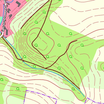 Staatsbetrieb Geobasisinformation und Vermessung Sachsen Drehsa, Weißenberg, Stadt (1:10,000 scale) digital map