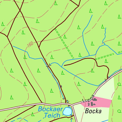 Staatsbetrieb Geobasisinformation und Vermessung Sachsen Droben, Radibor (1:10,000 scale) digital map