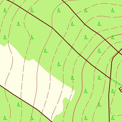 Staatsbetrieb Geobasisinformation und Vermessung Sachsen Drochaus, Rosenbach/Vogtl. (1:10,000 scale) digital map