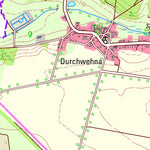 Staatsbetrieb Geobasisinformation und Vermessung Sachsen Durchwehna, Laußig (1:25,000 scale) digital map