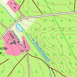 Staatsbetrieb Geobasisinformation und Vermessung Sachsen Durchwehna, Laußig 4 (1:10,000 scale) digital map
