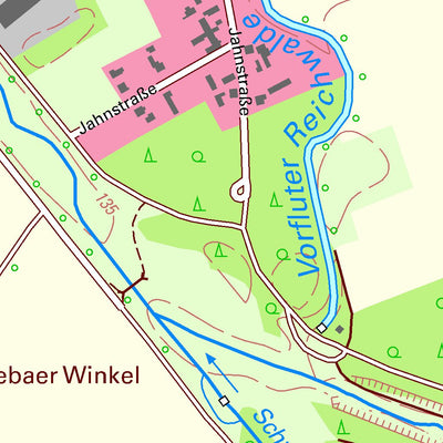 Staatsbetrieb Geobasisinformation und Vermessung Sachsen Dürrbach, Boxberg/O.L. (1:10,000 scale) digital map