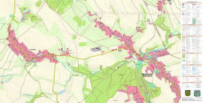 Staatsbetrieb Geobasisinformation und Vermessung Sachsen Dürrröhrsdorf-Dittersbach, Dürrröhrsdorf-Dittersbach (1:10,000 scale) digital map