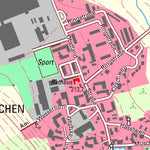 Staatsbetrieb Geobasisinformation und Vermessung Sachsen Dürrweitzschen, Grimma, Stadt (1:10,000 scale) digital map