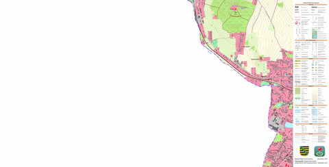 Staatsbetrieb Geobasisinformation und Vermessung Sachsen Ebersbach/Sa., Ebersbach-Neugersdorf, Stadt 2 (1:10,000 scale) digital map