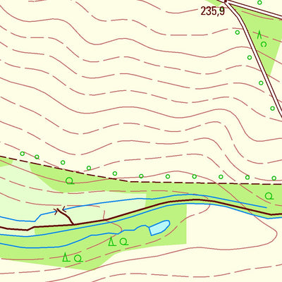 Staatsbetrieb Geobasisinformation und Vermessung Sachsen Ebersbach, Schöpstal (1:10,000 scale) digital map