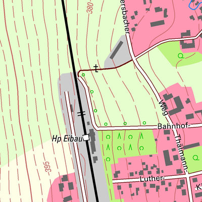 Staatsbetrieb Geobasisinformation und Vermessung Sachsen Eibau, Kottmar (1:10,000 scale) digital map