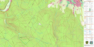 Staatsbetrieb Geobasisinformation und Vermessung Sachsen Eibenstock, Eibenstock, Stadt (1:10,000 scale) digital map